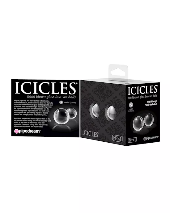 Icicles No41 Small Glass Ben-Wa Balls