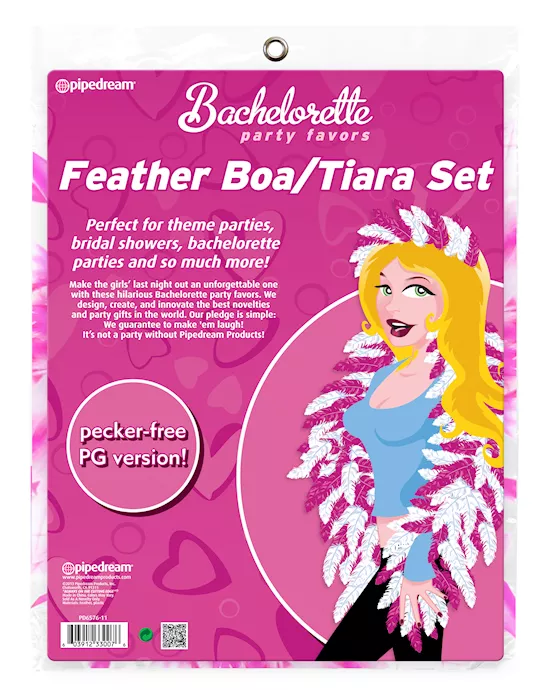 Feather Tiara and Boa