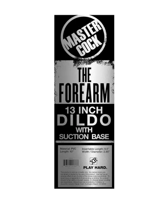 Huge Suction Cup Dildo - The Forearm