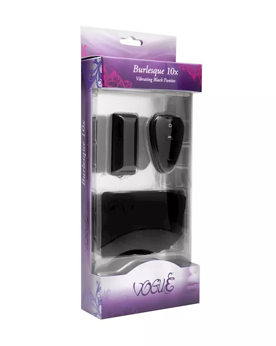 Burlesque 10 Mode Vibrating Panties with Remote