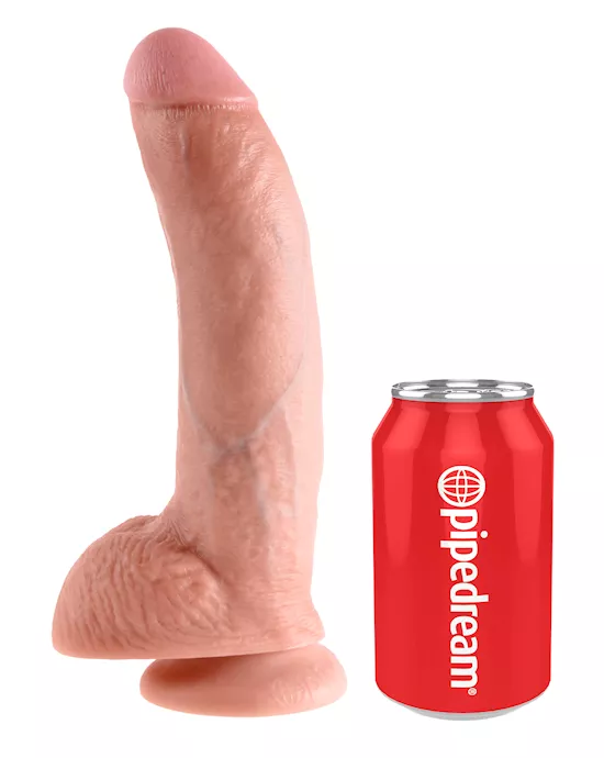 King Cock Suction Cup Dildo with Balls