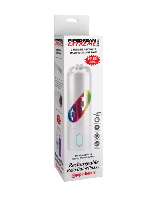 Pipedream Extreme Toyz Rechargeable Roto-Bator Pussy
