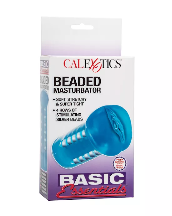 Basic Essentials Beaded Masturbator