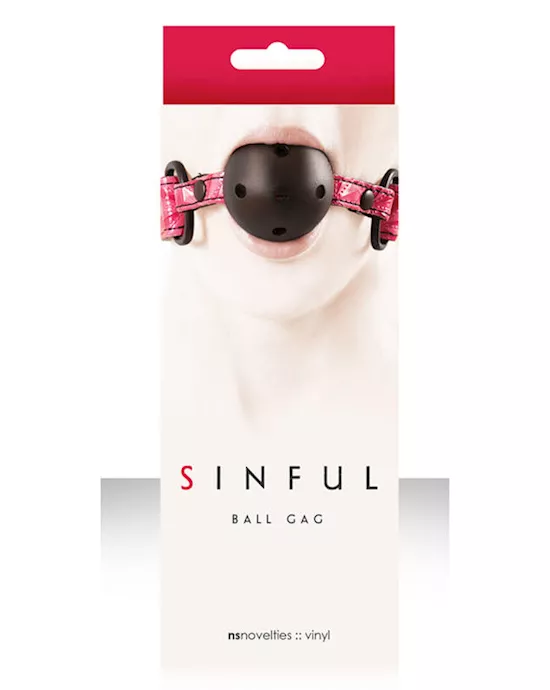 Sinful Pink Ball Gag