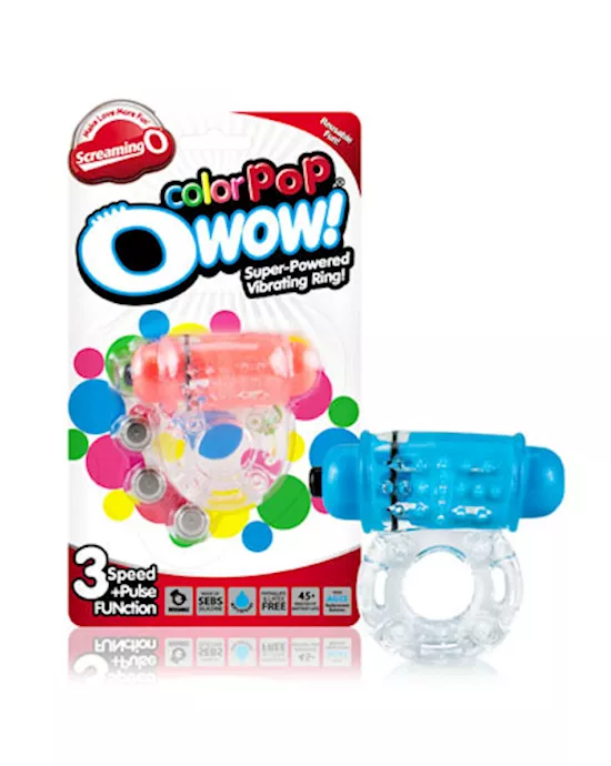 ColorPoP O Wow Cock Ring by Screaming O