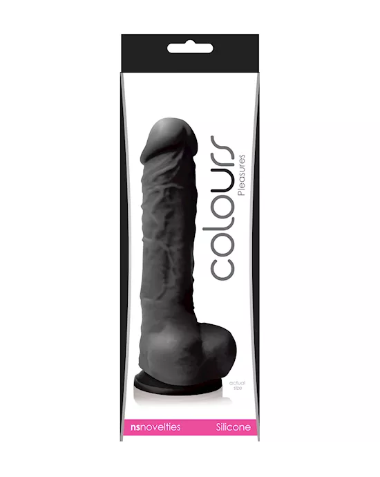 Colours Pleasure Suction Cup Dildo with Balls