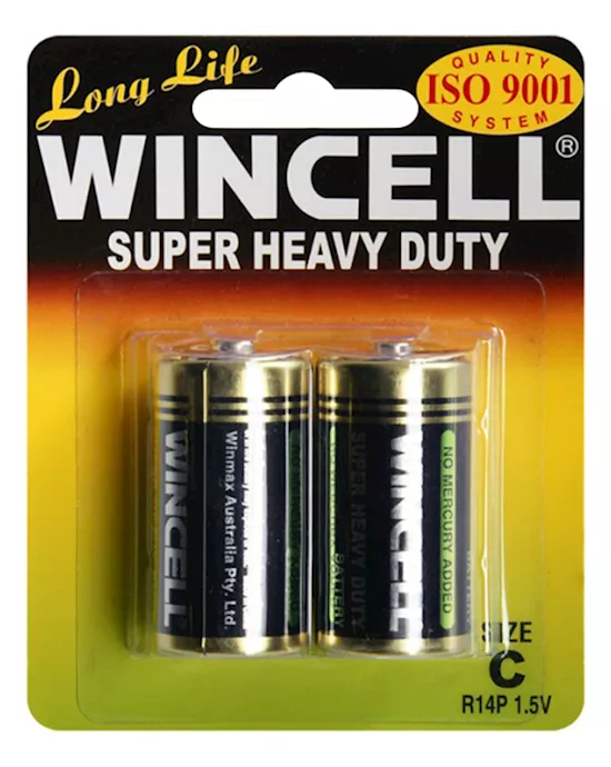 C Wincell Super Heavy Duty Batteries BP-2 (12pk)