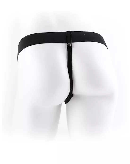 Fetish Fantasy Series 7 Inch Hollow Strap-On with Balls