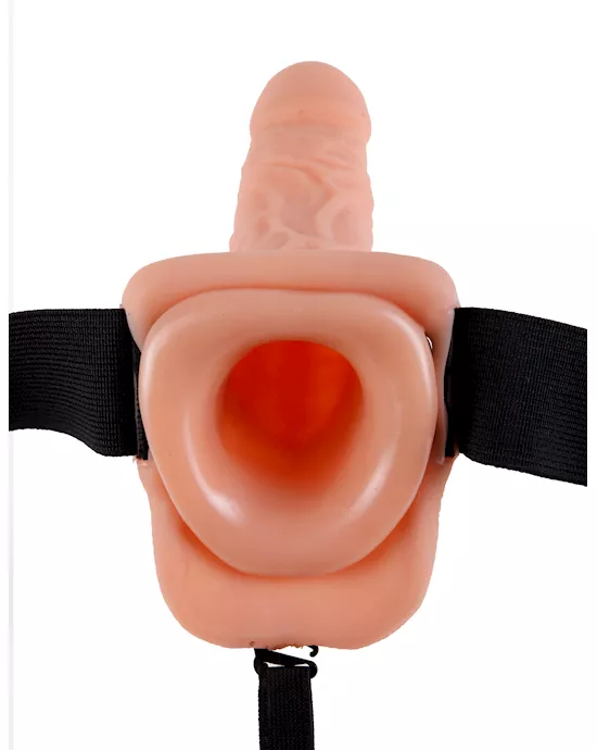 Fetish Fantasy Series 7 Inch Hollow Strap-On with Balls