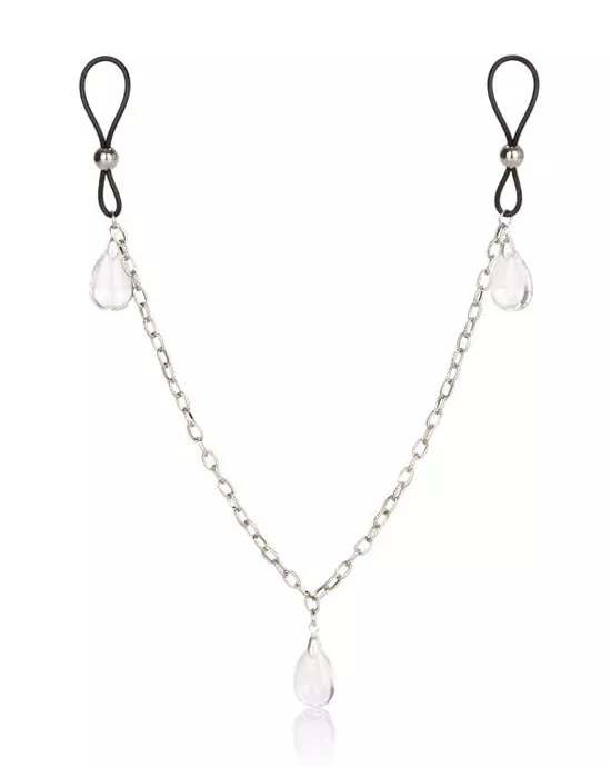 Nipple Play Non-Piercing Nipple Chain Jewelry Crystal