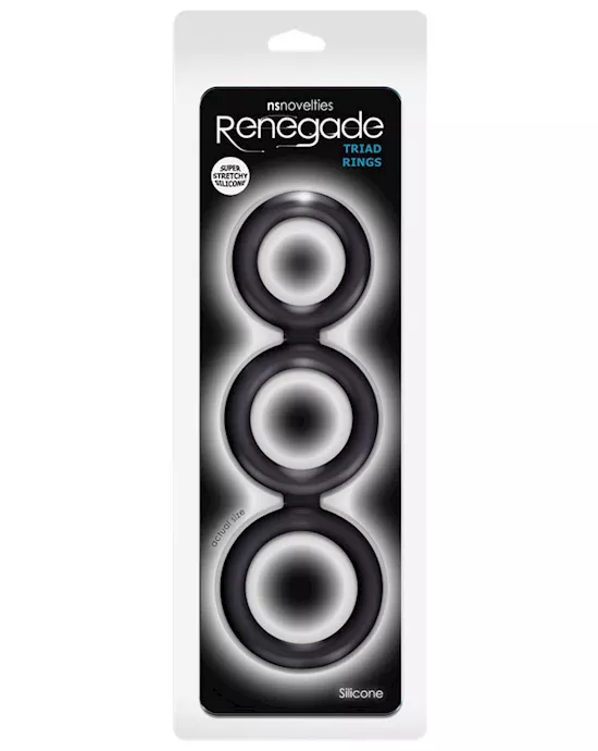 Renegade-TriadCockRing-Black