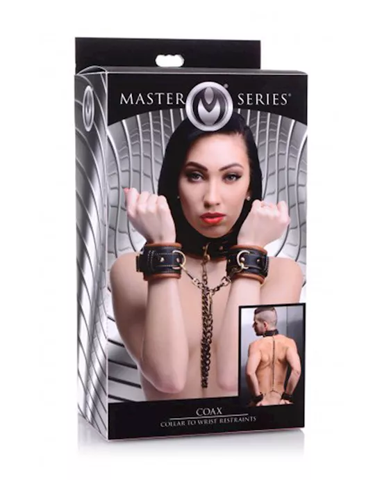 Coax Collar to Wrist Restraints