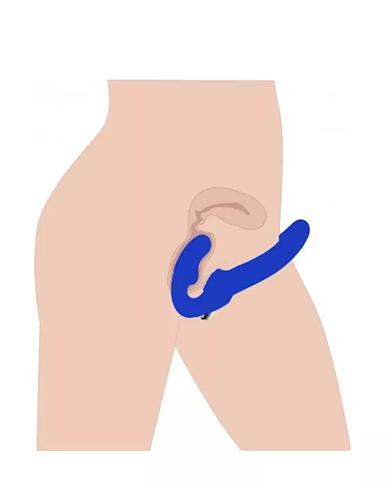 Revolver II Vibrating Strapless Strap On Dildo