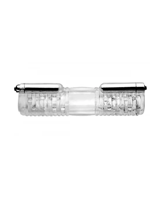 Head to Head Vibrating Sleeve