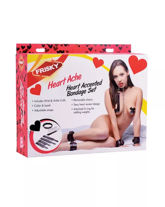Heart Ache 5 Piece Bondage Set
