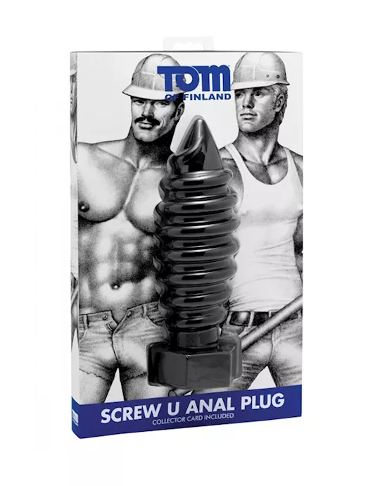 Tom of Finland Screw U Anal Plug