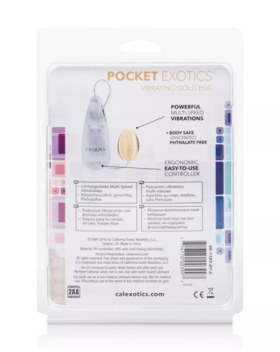 Pocket Exotics Vibrating  Egg