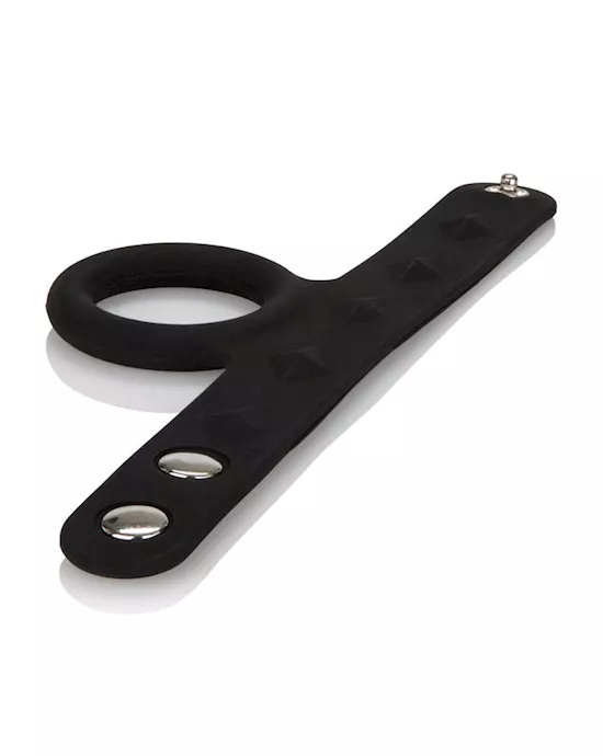 Silicone Tri-snap Scrotum Support Ring Large