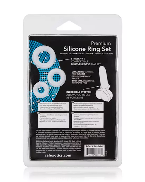 Premium Silicone Ring Set