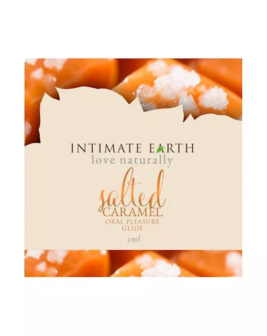 Intimate Earth Natural Flavours Glide Foil - Salted Caramel