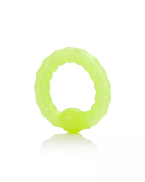 Pearl Beaded Prolong Ring Glow in the Dark