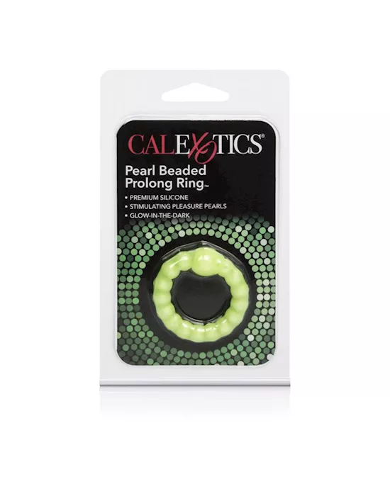 Pearl Beaded Prolong Ring Glow in the Dark