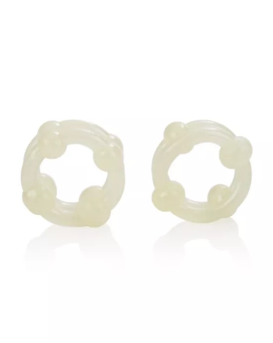 Island Rings Double Stackers Glow in the Dark