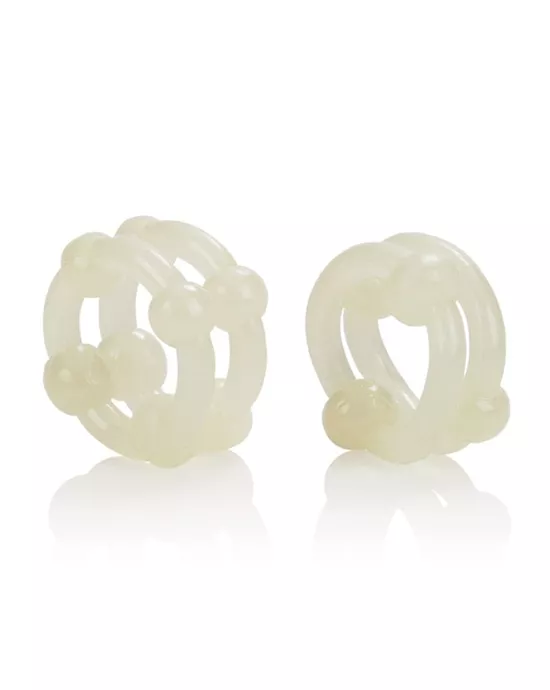 Island Rings Double Stackers Glow in the Dark