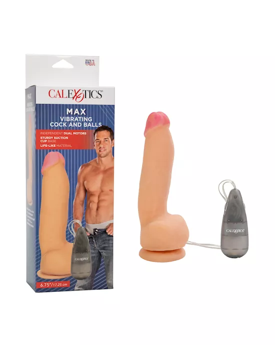 Max Vibrating Cock & Balls