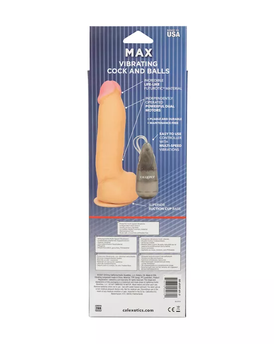 Max Vibrating Cock & Balls