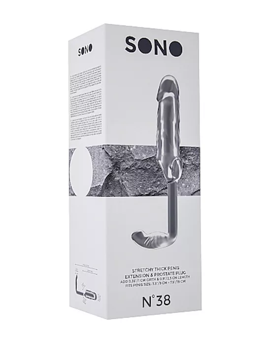 Sono No 38 Stretchy Penis Extension and Plug