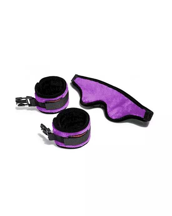 Liberator Plush Tease Restraint & Blindfold Kit