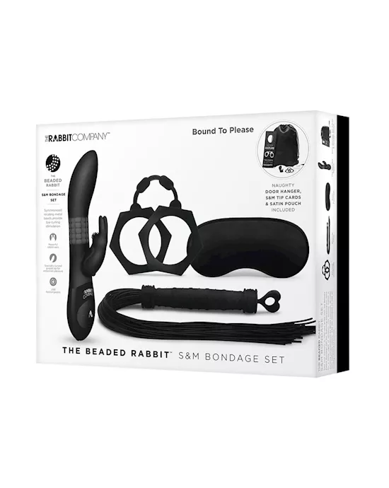 The Rabbit Company Beaded Rabbit Bondage Gift Set For Couples