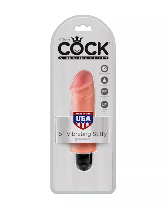 King Cock 5 in Vibrating Stiffy