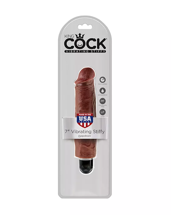 King Cock 7 in Vibrating Stiffy