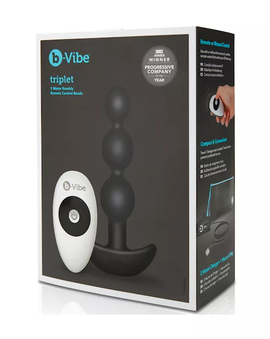 B-vibe Triplet Anal Beads
