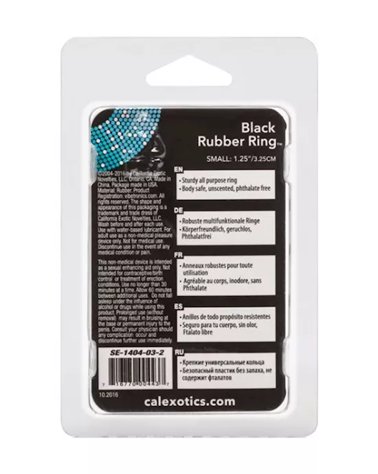 Black Rubber Ring