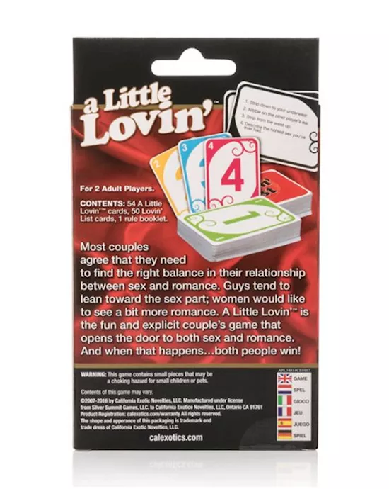 A Little Lovin' Adult Card Game