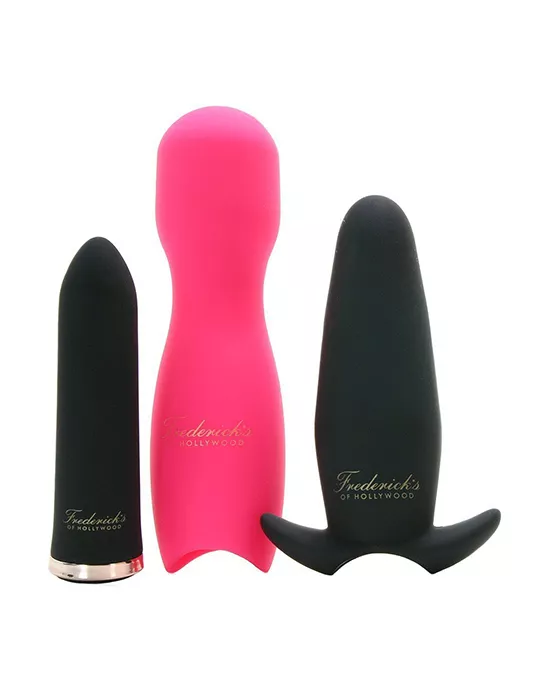 Fredericks Of Hollywood Rechargeable Bullet Wand and Plug Sleeve