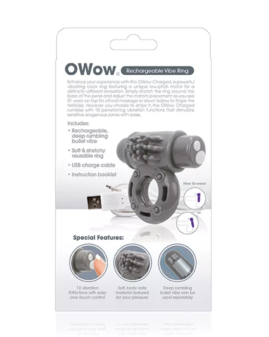 The Screaming O Charged OWow Vibe Ring