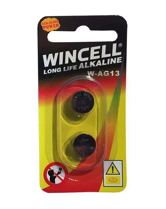 Wincell Long Life Alkaline AG13 2 pack