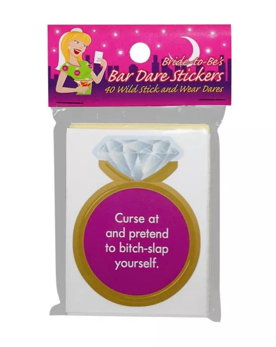 Bride-to-Be Bar Dare Stickers