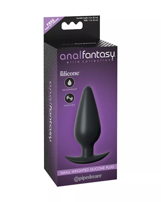 Anal Fantasy Weighted Silicone Plug