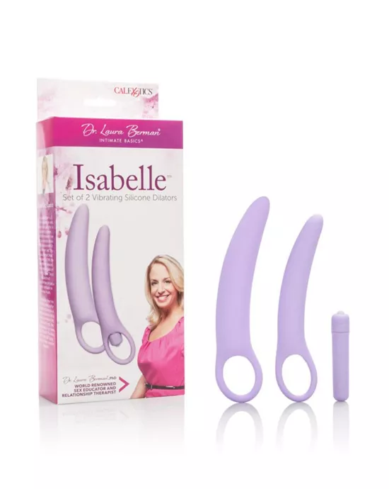 Dr. Laura Berman Isabelle Set of 2 Vibrating Silicone Dilators