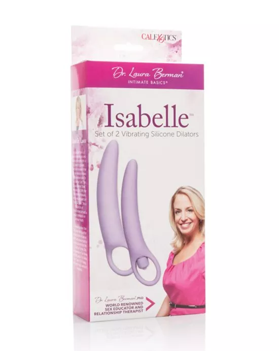 Dr. Laura Berman Isabelle Set of 2 Vibrating Silicone Dilators