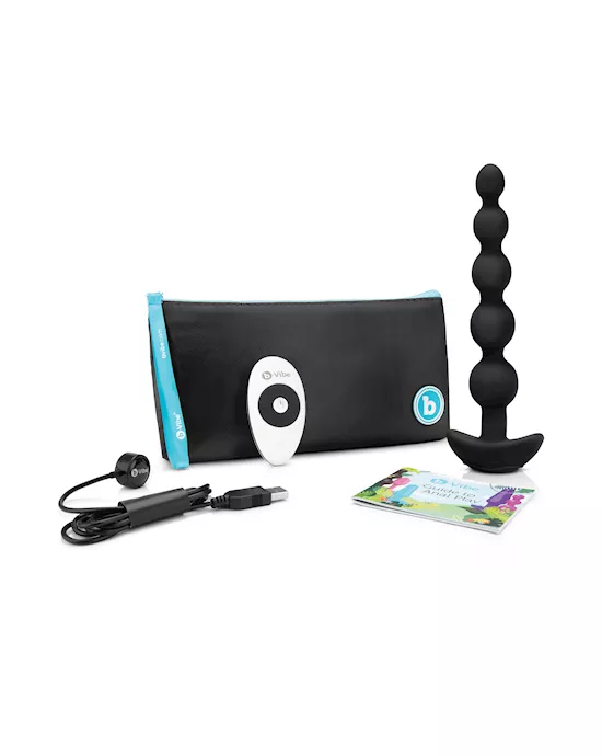 b-Vibe Cinco Rechargeable Remote Control Anal Beads