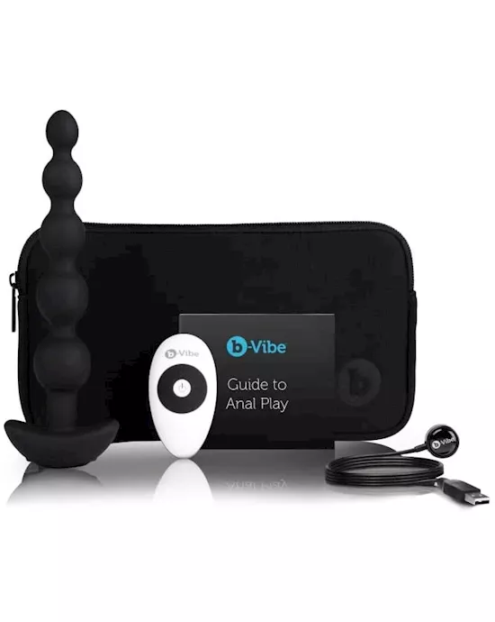 b-Vibe Cinco Rechargeable Remote Control Anal Beads