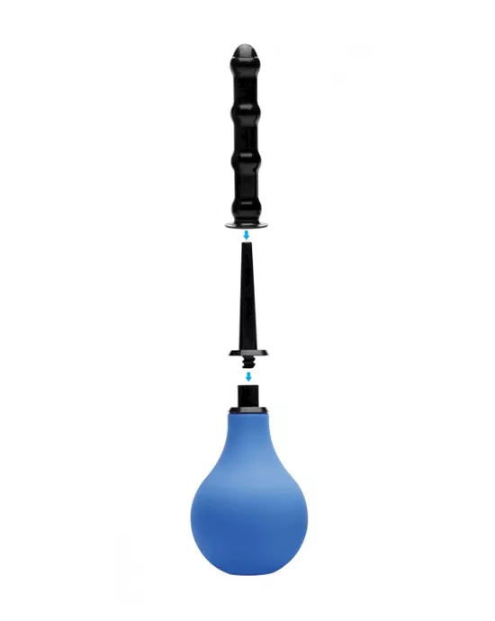 Premium One-Way Valve Anal Douche Set