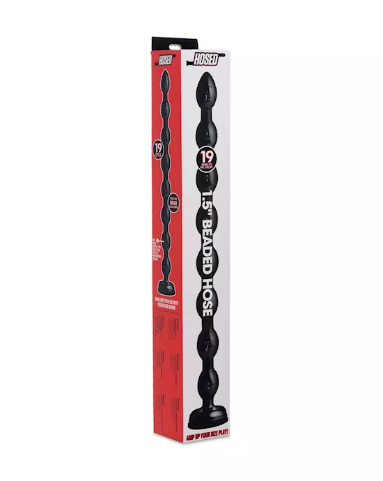 Hosed 19 Inch Beaded Anal Snake