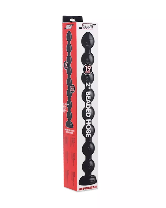 Hosed 19 Inch Beaded Thick Anal Snake